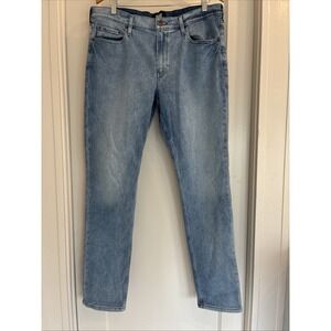 Paige Jeans Mens 36x32 Lennox Blue Wash Stretch Denim Soft Lightweight Preppy